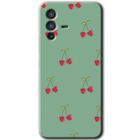 Vivo V23 5G Kiraz Berry Baskılı Uyumlu Silikon Kılıf