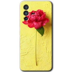 Vivo V23 5G Kırmızı Gül Baskılı Uyumlu Silikon Kılıf