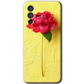 Vivo V23 5G Kırmızı Gül Baskılı Uyumlu Silikon Kılıf