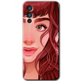 Vivo V23 5G Kızıl Kız Baskılı Uyumlu Silikon Kılıf