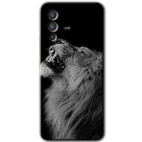 Vivo V23 5G Lion Baskılı Uyumlu Silikon Kılıf