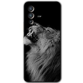 Vivo V23 5G Lion Baskılı Uyumlu Silikon Kılıf