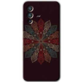 Vivo V23 5G Mandala Flower Wal Baskılı Uyumlu Silikon Kılıf