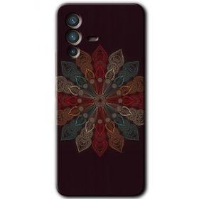 Vivo V23 5G Mandala Flower Wal Baskılı Uyumlu Silikon Kılıf