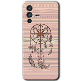Vivo V23 5G Mandala Retro Baskılı Uyumlu Silikon Kılıf