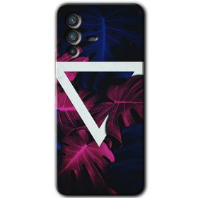 Vivo V23 5G Mekanik Yaprak Baskılı Uyumlu Silikon Kılıf