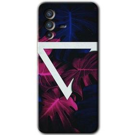 Vivo V23 5G Mekanik Yaprak Baskılı Uyumlu Silikon Kılıf