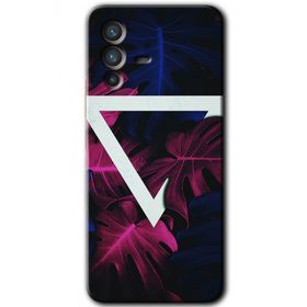 Vivo V23 5G Mekanik Yaprak Baskılı Uyumlu Silikon Kılıf