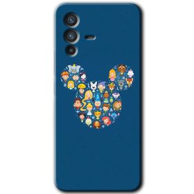 Vivo V23 5G Mickey Baskılı Uyumlu Silikon Kılıf