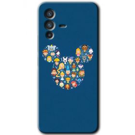 Vivo V23 5G Mickey Baskılı Uyumlu Silikon Kılıf