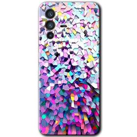 Vivo V23 5G Mosaic Fragments Colorfull Baskılı Uyumlu Silikon Kılıf
