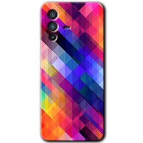 Vivo V23 5G Multi Oblique Baskılı Uyumlu Silikon Kılıf