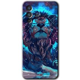 Vivo V23 5G Neon Aslan Baskılı Uyumlu Silikon Kılıf