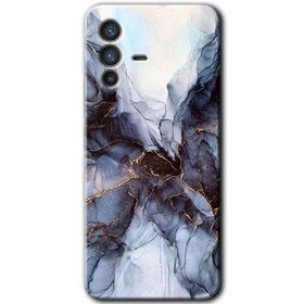 Vivo V23 5G Otantik Mermer Baskılı Uyumlu Silikon Kılıf