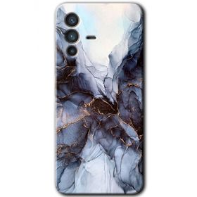Vivo V23 5G Otantik Mermer Baskılı Uyumlu Silikon Kılıf