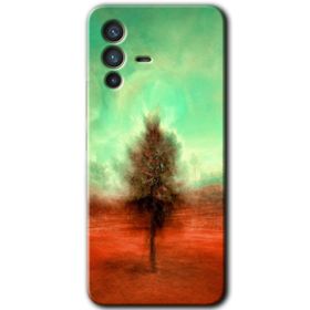 Vivo V23 5G Outlines Paint Baskılı Uyumlu Silikon Kılıf