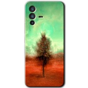 Vivo V23 5G Outlines Paint Baskılı Uyumlu Silikon Kılıf