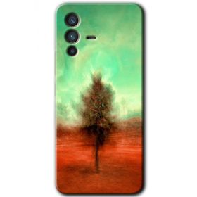 Vivo V23 5G Outlines Paint Baskılı Uyumlu Silikon Kılıf