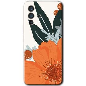 Vivo V23 5G Portakal Çiçeği Baskılı Uyumlu Silikon Kılıf
