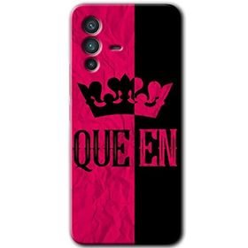 Vivo V23 5G Queen Baskılı Uyumlu Silikon Kılıf