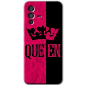 Vivo V23 5G Queen Baskılı Uyumlu Silikon Kılıf