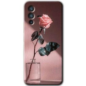 Vivo V23 5G Retro Gül Baskılı Uyumlu Silikon Kılıf