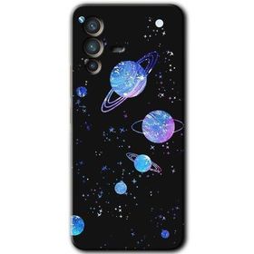 Vivo V23 5G Samanyolu Galaksi Baskılı Uyumlu Silikon Kılıf