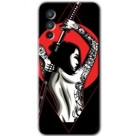 Vivo V23 5G Samurai Girl Baskılı Uyumlu Silikon Kılıf