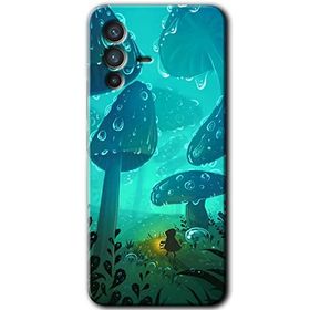 Vivo V23 5G Silhoutte Dropss Baskılı Uyumlu Silikon Kılıf