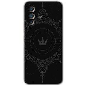 Vivo V23 5G Siyah Mandala 1 Baskılı Uyumlu Silikon Kılıf