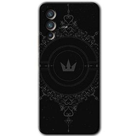 Vivo V23 5G Siyah Mandala 1 Baskılı Uyumlu Silikon Kılıf