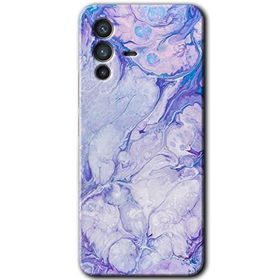 Vivo V23 5G Spots Lilac Baskılı Uyumlu Silikon Kılıf
