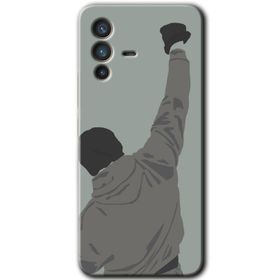 Vivo V23 5G Spots Lilac Baskılı Uyumlu Silikon Kılıf