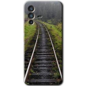 Vivo V23 5G Tren Yolu Baskılı Uyumlu Silikon Kılıf