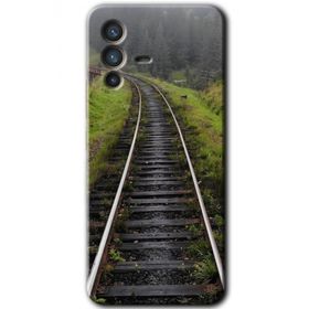 Vivo V23 5G Tren Yolu Baskılı Uyumlu Silikon Kılıf