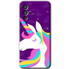 Vivo V23 5G Unicorn Sleep Baskılı Uyumlu Silikon Kılıf