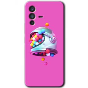 Vivo V23 5G Uzay Başlığı Baskılı Uyumlu Silikon Kılıf