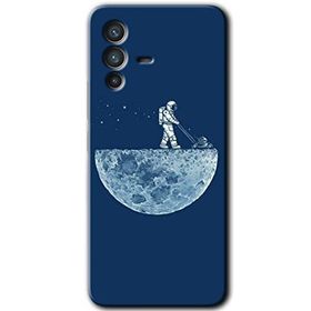 Vivo V23 5G Uzay İşçisi Baskılı Uyumlu Silikon Kılıf