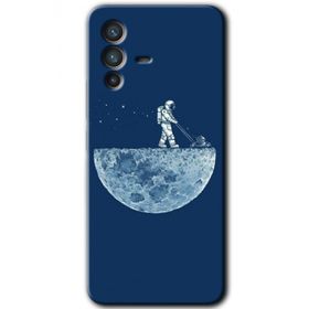 Vivo V23 5G Uzay İşçisi Baskılı Uyumlu Silikon Kılıf