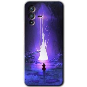 Vivo V23 5G Wanderer Silhouette Baskılı Uyumlu Silikon Kılıf