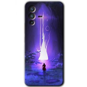 Vivo V23 5G Wanderer Silhouette Baskılı Uyumlu Silikon Kılıf