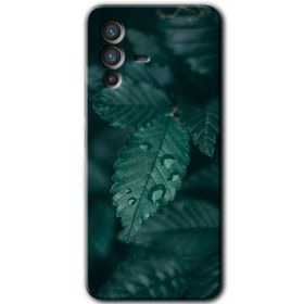 Vivo V23 5G Yağmurlu Yaprak Baskılı Uyumlu Silikon Kılıf