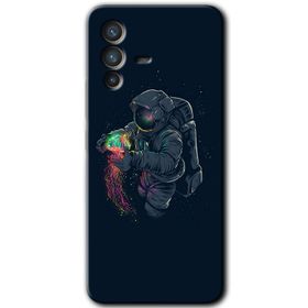 Vivo V23 5G Yalnız Savaşcı Baskılı Uyumlu Silikon Kılıf