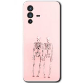 Vivo V23 5G Yaşayan Çift Baskılı Uyumlu Silikon Kılıf