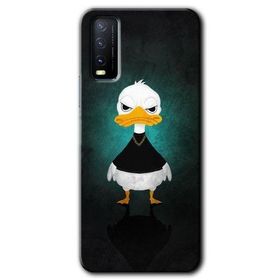 Vivo Y11S Angry Duck Baskılı Uyumlu Silikon Kılıf