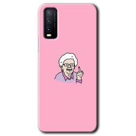 Vivo Y11S Bad Grandmother Baskılı Uyumlu Silikon Kılıf