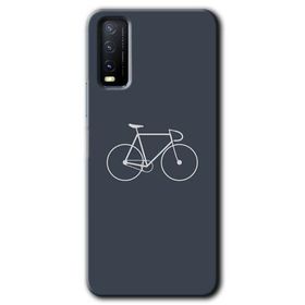 Vivo Y11S Bike Baskılı Uyumlu Silikon Kılıf