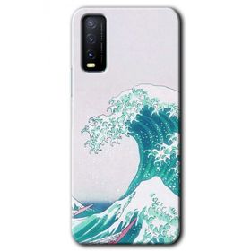 Vivo Y11S Dalga Baskılı Uyumlu Silikon Kılıf