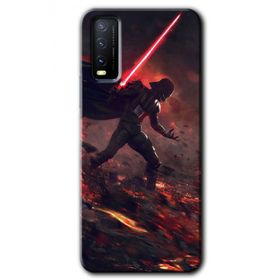 Vivo Y11S Darh Vader Wars Baskılı Uyumlu Silikon Kılıf
