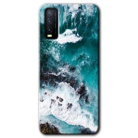 Vivo Y11S Deniz Kıyısı Baskılı Uyumlu Silikon Kılıf